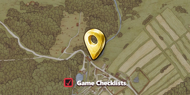 Map screenshot of Ransacked Gamekeeper's Hut area
