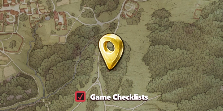 Map screenshot of Ruined Building - Troskowitz area