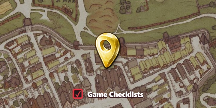 Map screenshot of Secret Prayer Room area