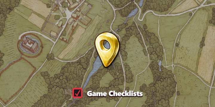 Map screenshot of Two Dead Trees area