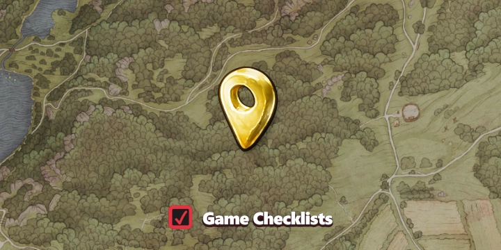 Map screenshot of Unmarked Grave area