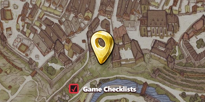 Map screenshot of Wasteyard area