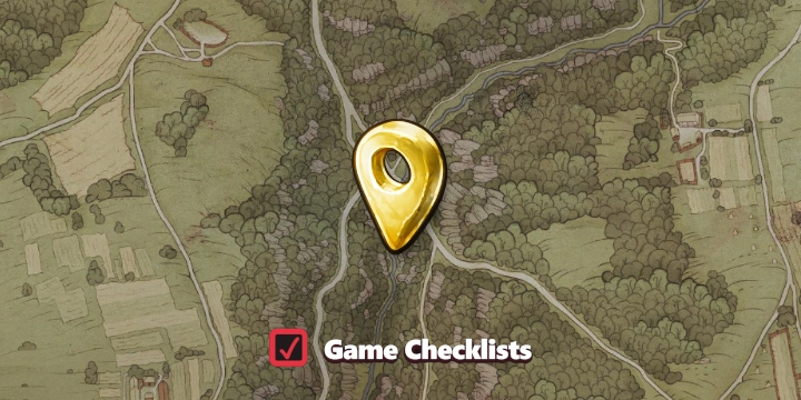 Map screenshot of Wine Wagon area
