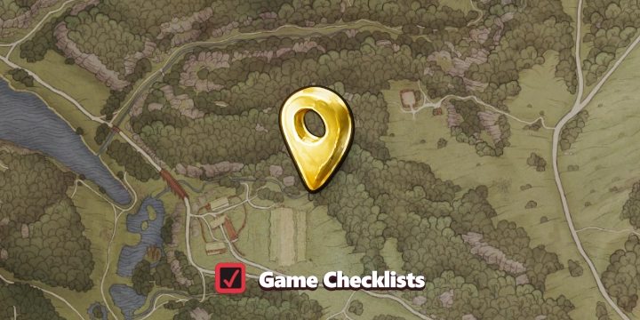 Map screenshot of Zhelejov Spring area