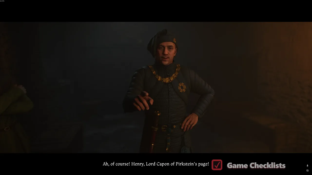 John of Liechtenstein in the King Solomon Tavern basement