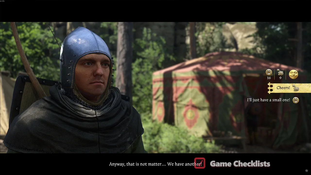 kcd2-invaders3: More Drinking 9 checks and beer rounds with Vasko back at the Cuman fire