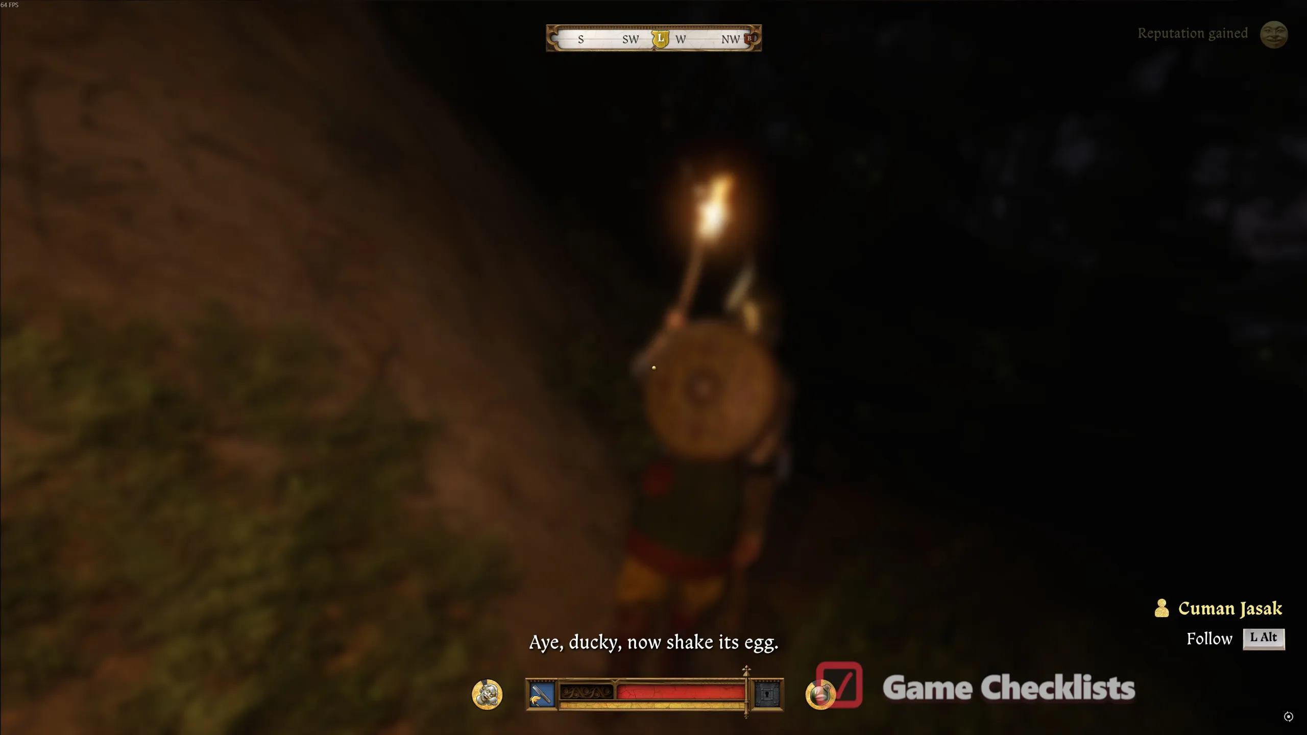 kcd2-invaders5: Singing minigame with Jasak on the path for extra reputation