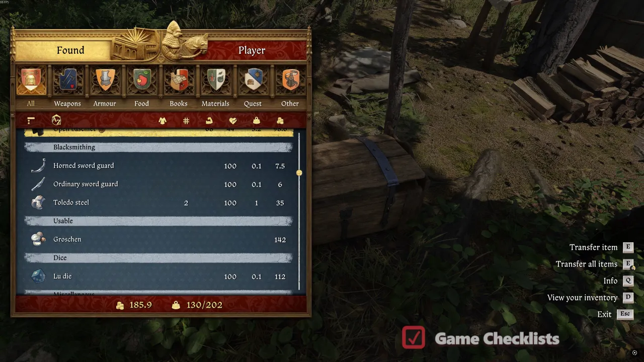Second camp reward chest after The Jaunt fights