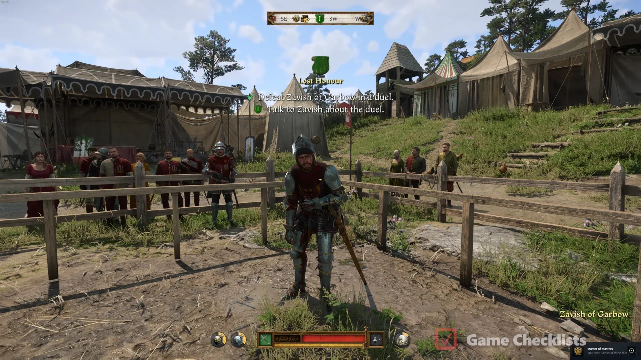 Duel with Zavish longsword round Lost Honour
