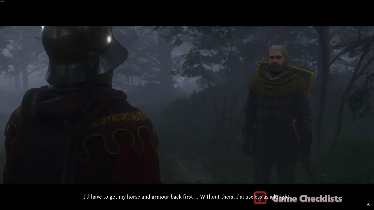 Sir Jezhek of Holohlavy polite armed man encounter