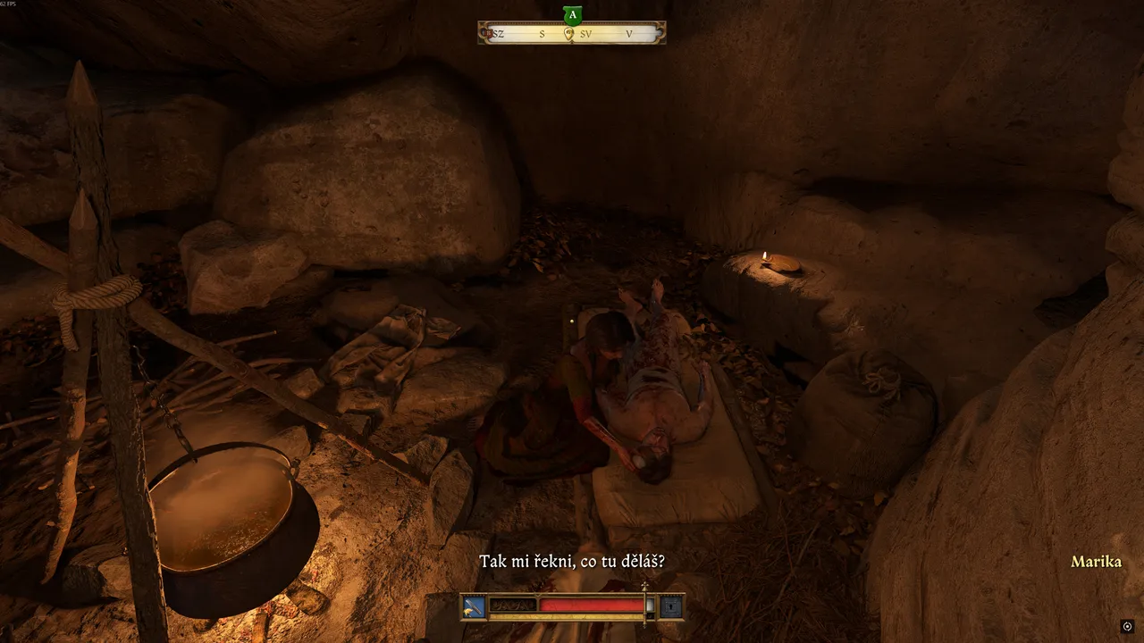 kcd2-miri-fajta-marika: Dialogue with Marika at the Apollonia hideout during Miri Fajta