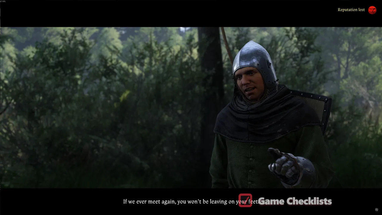 kcd2-mutt-vagabond-dialogue-options-intimidation: Intimidation line to make the bandit flee without a fight