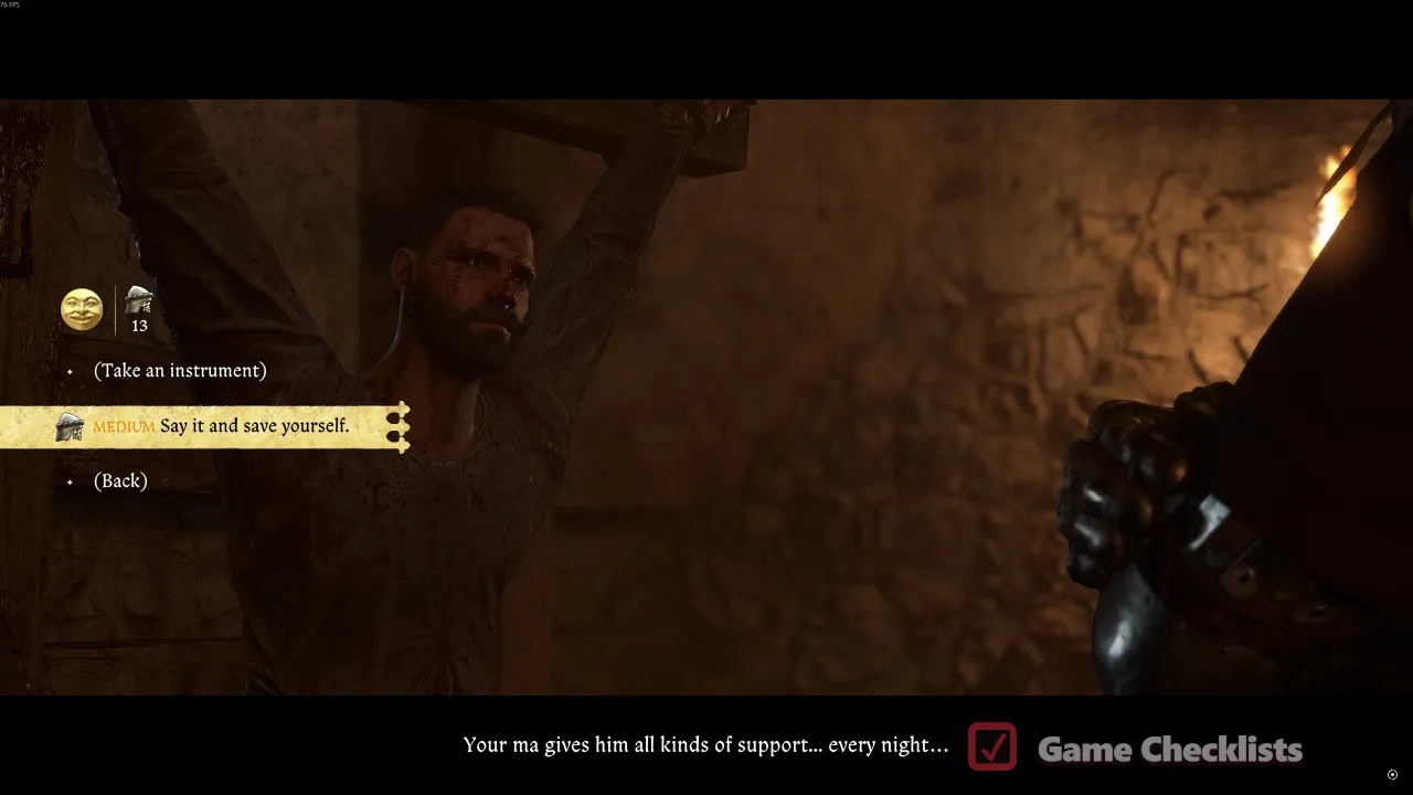 Necessary Evil prisoner dialogue: Rocktower Pond attack