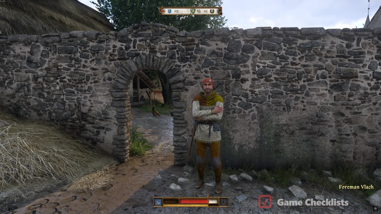 Foreman Vlach outside Hoprink shooting range for Popinjay Shoot