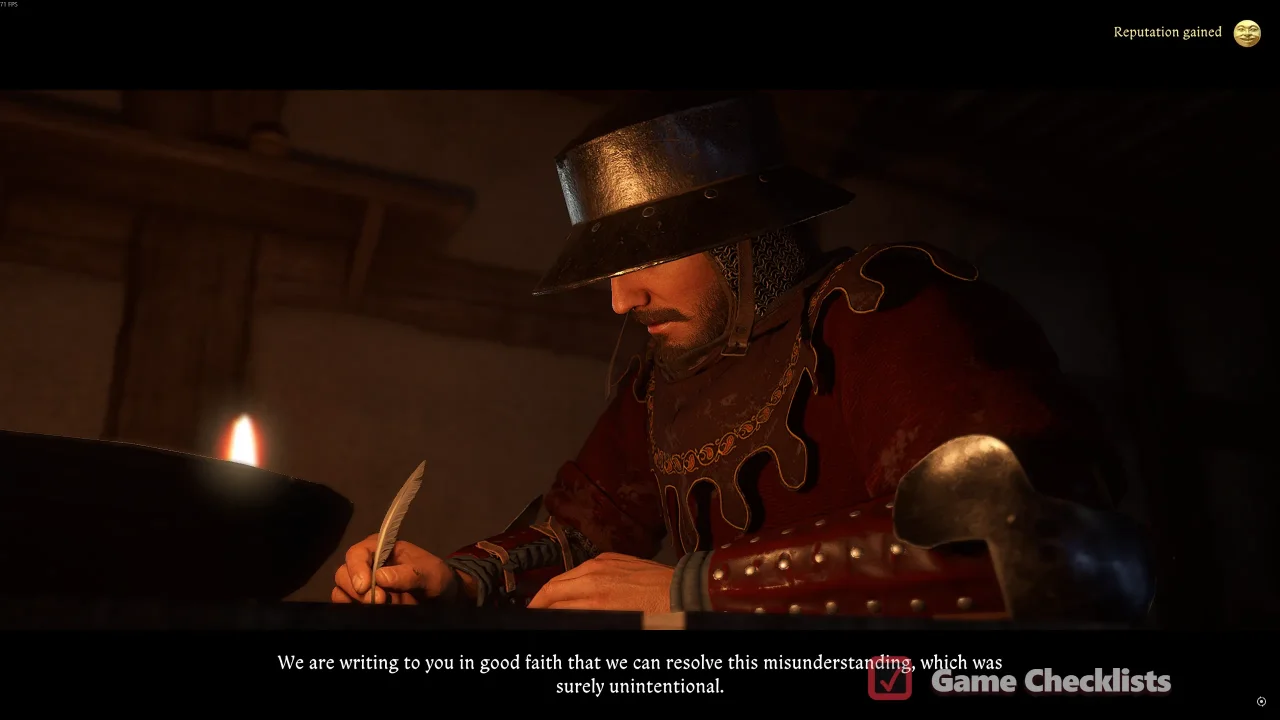 Writing letter with miners Post Scriptum