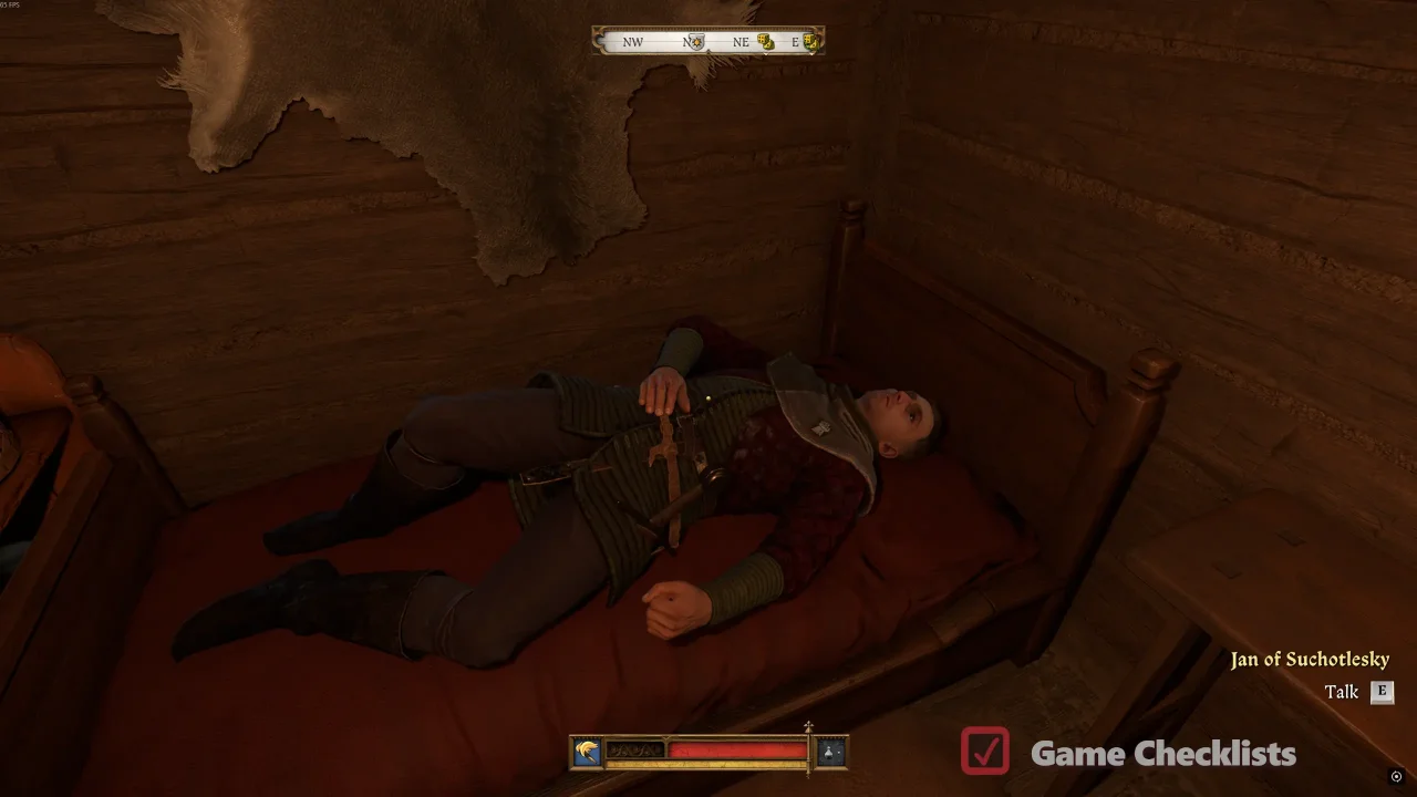 Jan of Suchotlesky injured at the inn