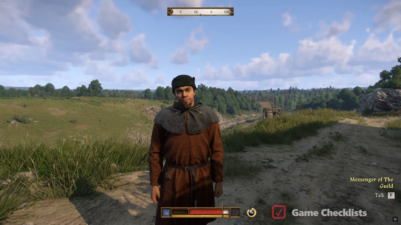 Messenger of the Guild random encounter while fast traveling