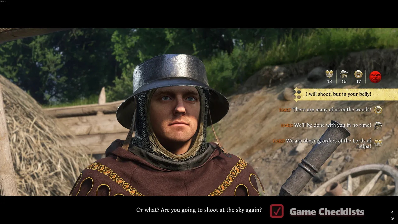 Caravan ambush negotiation skill checks with lead guard
