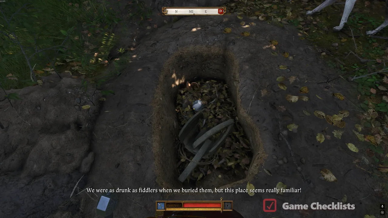 First fake dig site: Saviour Schnapps bottle and deer hunting spot unlock