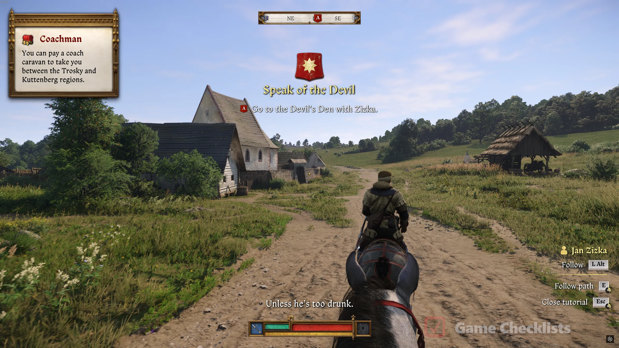 Speak of the Devil: Henry and Zizka ride toward Kuttenberg outskirts and Devil's Den