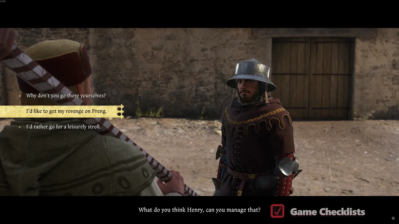 Choosing revenge on Preng during Striped Tonies