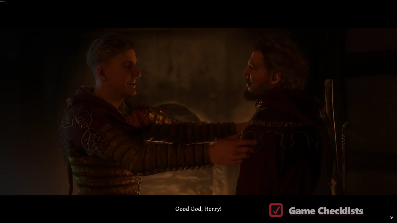 Rescue Hans Capon cutscene top of Maleshov tower