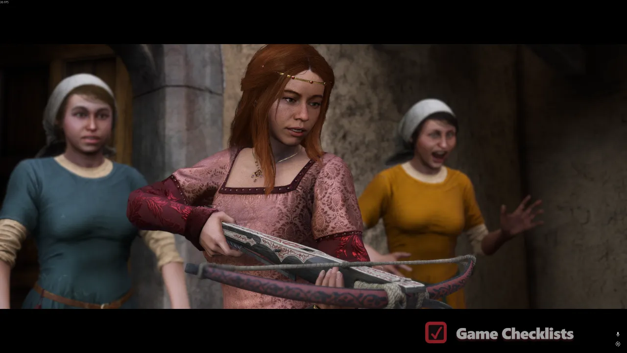 Rosa Ruthard in the Via Argentum mansion scene