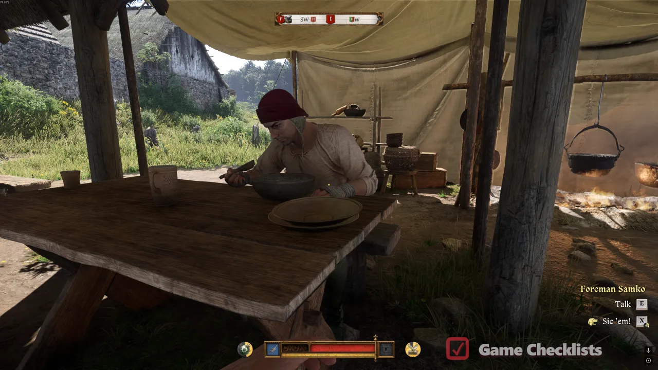 Foreman Samko at the Horschan mining camp