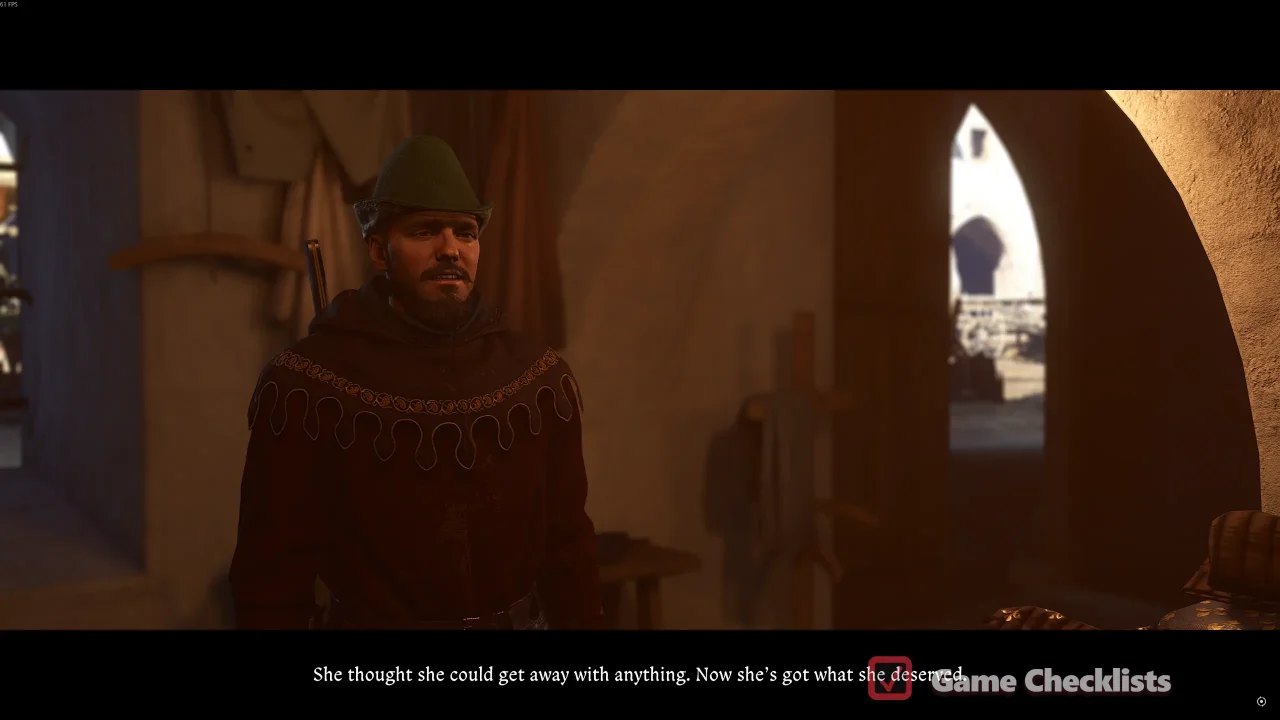 Apologizing to tailor Latsek after Victimised