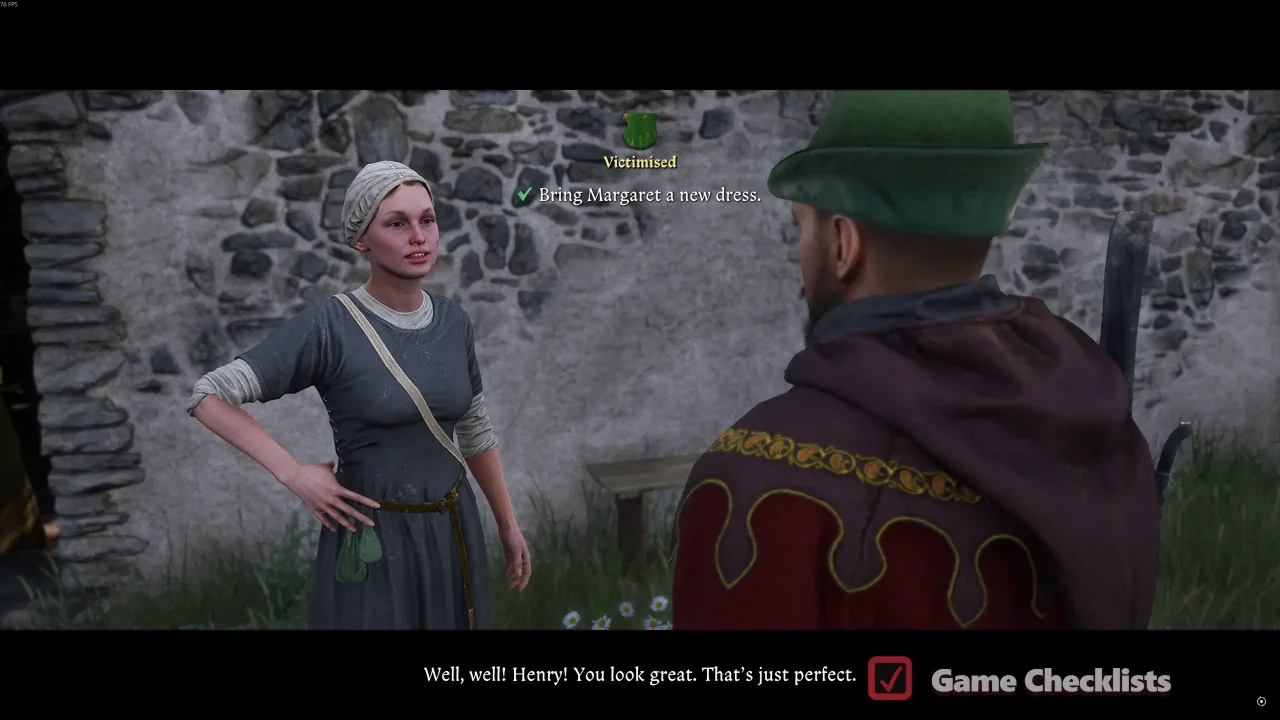 Margaret approves Henry outfit before Kuttenberg meetup