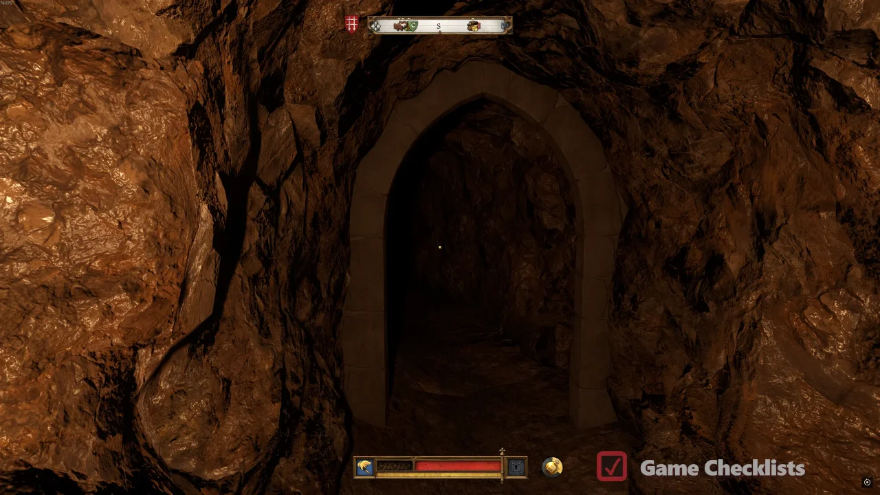 Stone arch shortcut in Kuttenberg underground for Warding Off Evil
