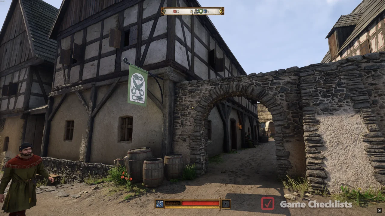 Tailor district arch and doors for horseshoe talisman