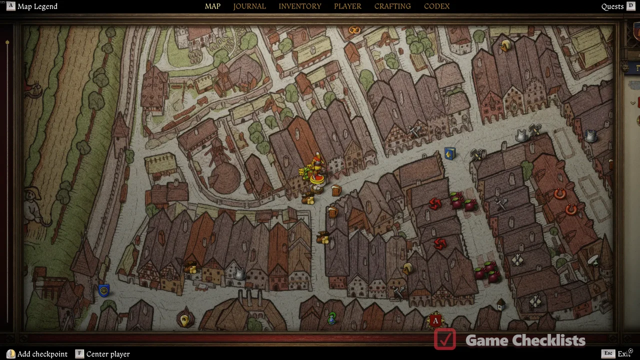 Johann Parler and Emperor Charles Tavern location for Warding Off Evil