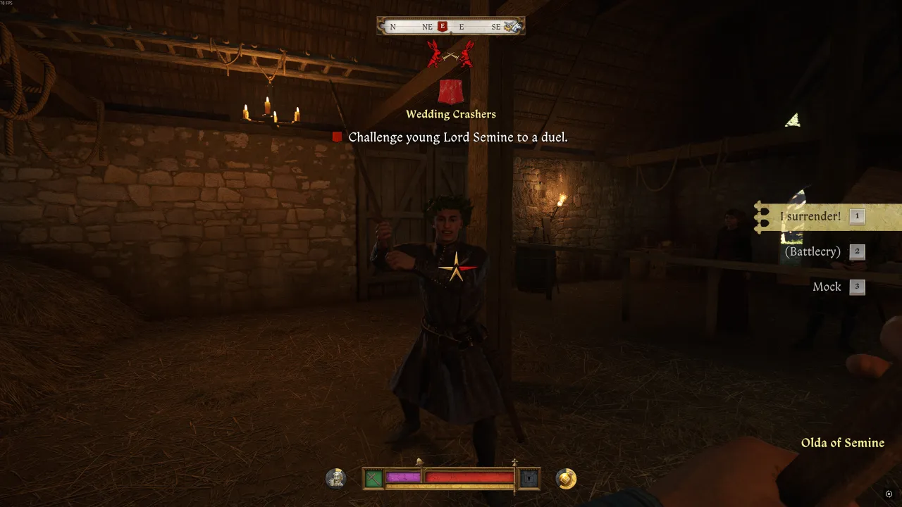 Duel with Olda at the wedding tournament