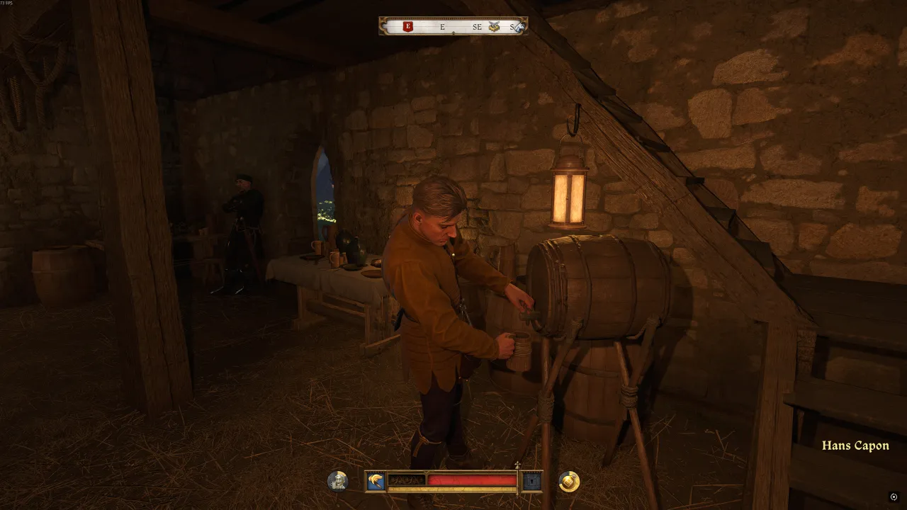 Hans Capon at the Semine wedding barn