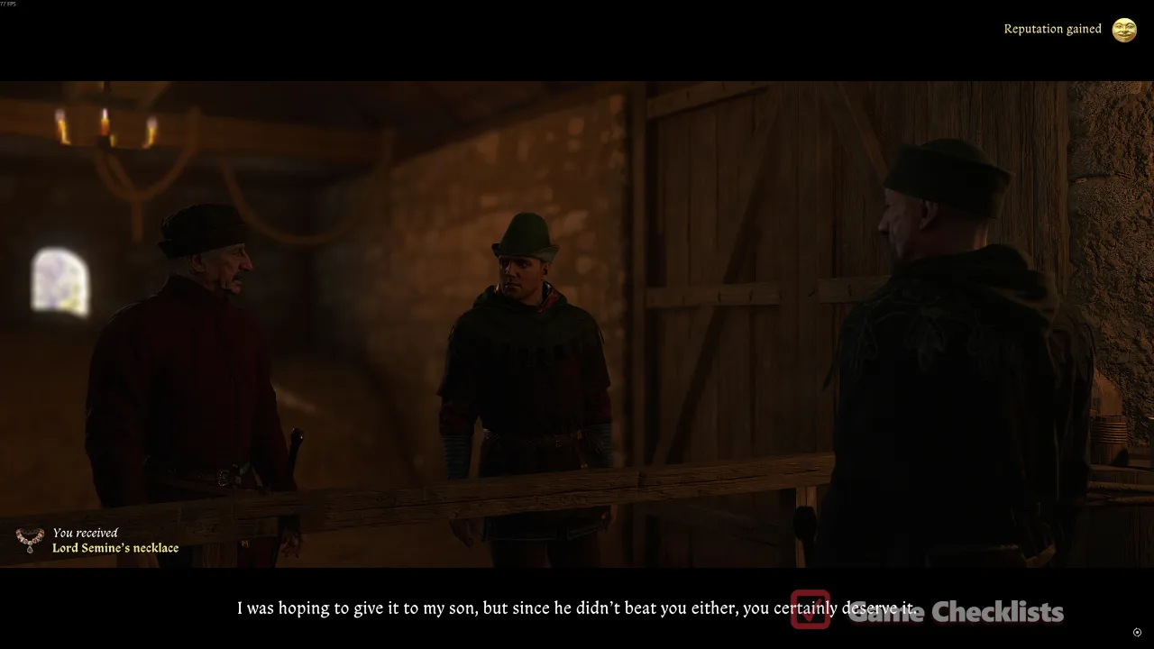 Sir Jan Semine duel finale