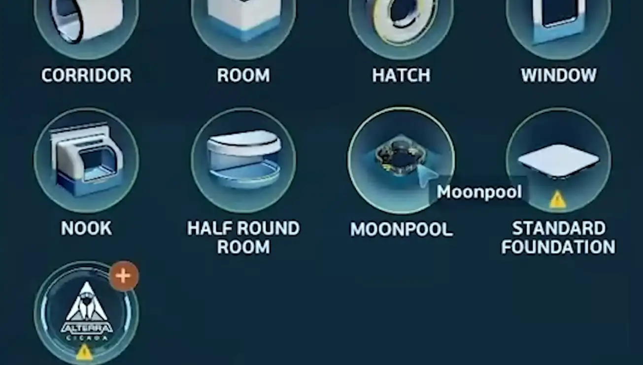 Underwater base construction on foundations in Subnautica 2