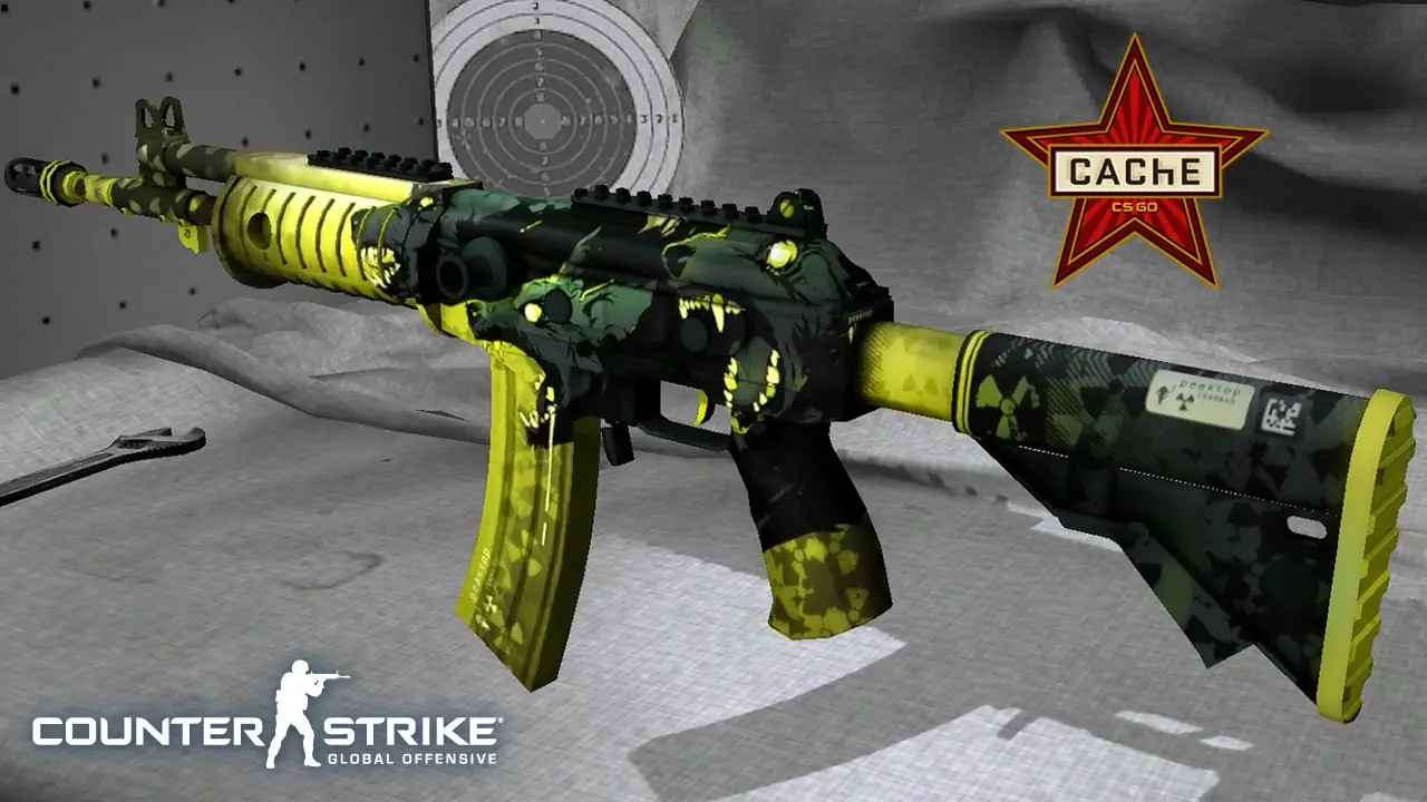 CS2 skin marketplace and checklist context illustration