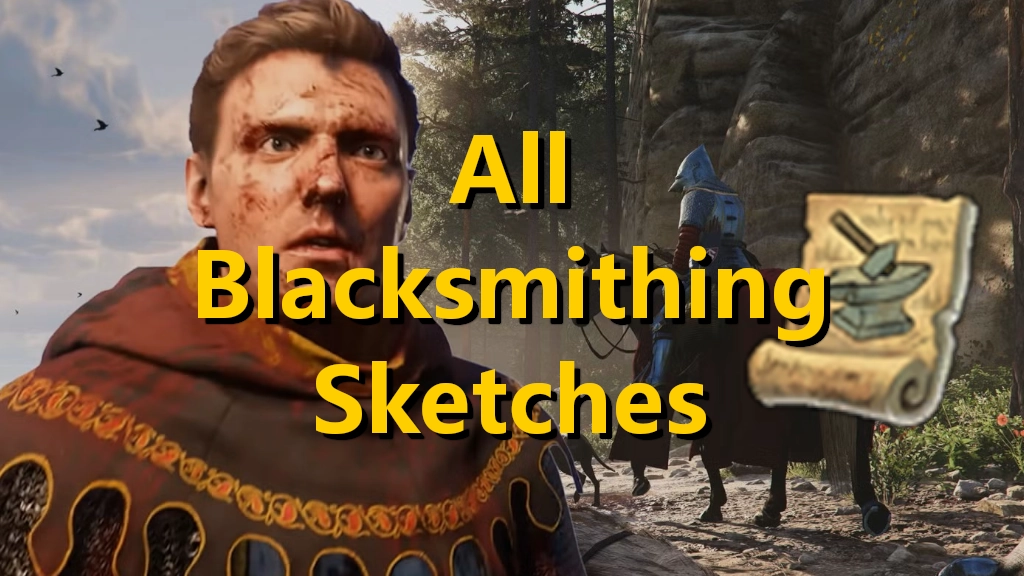 Kingdom Come: Deliverance 2 Blacksmithing Sketches Checklist
