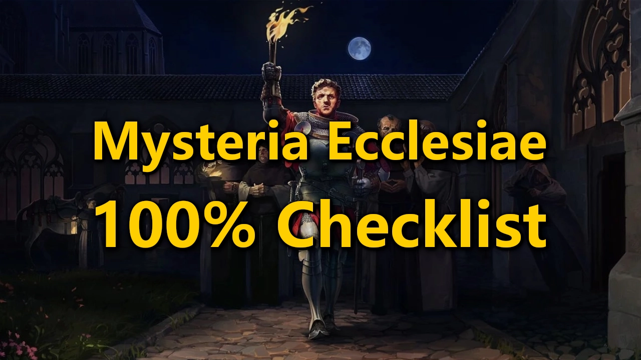 Mysteria Ecclesiae DLC checklist
