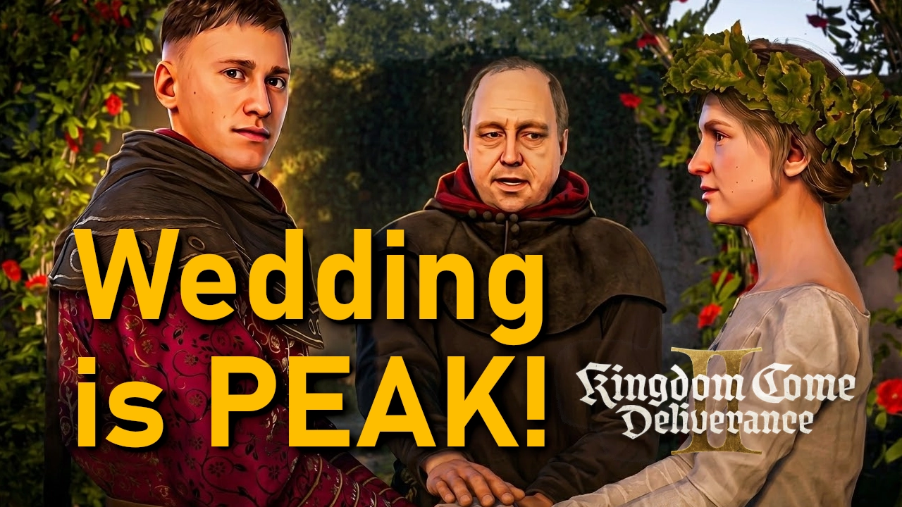 Semine wedding ceremony scene in Kingdom Come: Deliverance 2
